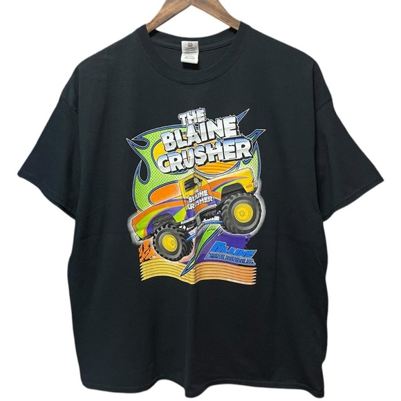 Gildan Other - Blaine Window Hardware Inc. The Blaine Crusher Monster jam Truck Graphic T-shirt